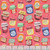 Benartex Fabrics A Prairie Heart Katie Daisy Jam Jars Peach Pink Jam Purple