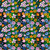Clothworks Fabrics Cottage Dreams Packed Floral Green Pink Yellow