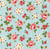 Poppie Cotton Fabrics Flower Market Blue Hand Picked Flowers