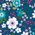 Benartex Fabrics Seaside Garden Shelley Cavanna Cottage Garden Cobalt