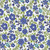 Benartex Fabrics Seaside Garden Shelley Cavanna Asters Cobalt