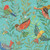 Moda Fabrics Paper Hamlet Cathe Holden Decoupage Birds Foliage Sky Aqua