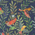 Moda Fabrics Paper Hamlet Cathe Holden Decoupage Birds Foliage Midnight Blue