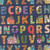 Moda Fabrics Paper Hamlet Cathe Holden Decoupage Alphabet and Houses Midnight Blue