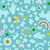 Moda Ruby Star Society Fabrics Catnap Alexia Abegg Little Luck Hands Horses Turquoise Turquoise