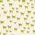 Moda Ruby Star Society Fabrics Catnap Alexia Abegg Tiger Stripes Cats Citron Yellow, fabric featuring yellow tigers with black stripes on a cream background.