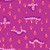 Moda Ruby Star Society Fabrics Hello Alice Sarah Watts Caterpillars Mushrooms Berry Purple, fabric featuring adorable caterpillars and red mushrooms with white spots on a purple background.