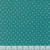 Moda Fabrics Reef Kate Spain Sand Dollar Horizon, fabric pattern with small blue sand dollar motifs on a teal background.