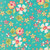 Moda Fabrics In The Garden Corey Yoder Bermuda Aqua Garden Flowers Florals
