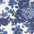 Moda Fabrics Blueprint Camille Roskelley White Navy Blue Heirloom Florals