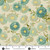 Andover Fabrics Chrysanthemum  by Laundry Basket Quilts 108 Inch Wide Quilt Back Floral Jade Green