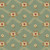 Andover Fabrics Always and Forever by Renee Nanneman Pond Green Lattice Flower Baskets