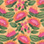 FreeSpirit Fabrics Paradise Blooms by Kristen Katz Playful Proteas Apricot Pink