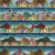 Henry Glass Fabrics Magical Desert by Mayo Moreno Adobe Homes Egyptian Brown