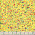 Wilmington Prints Fabrics Essentials Glass Beads Yellow, vibrant yellow fabric featuring multicolored glass beads in various sizes and colors, creating a playful and decorative pattern.