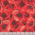 Timeless Treasures Fabrics Poppy Passion by Chong A Hwang Packed Poppies Poppy