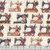 Timeless Treasures Fabrics Happy Place Sewing Floral Sewing Machines Ecru