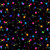 Timeless Treasures Fabrics Petal Power Painted Splash Dots Black