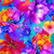 Timeless Treasures Fabrics Petal Power Rainbow Florals Multi
