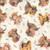 Timeless Treasures Fabrics You Are My Sunshine Tossed Highland Cow Cream