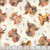Timeless Treasures Fabrics You Are My Sunshine Tossed Highland Cow Cream