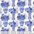 Windham Fabrics China Blue Whistler Studios White Porcelain Bouquets
