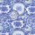 Windham Fabrics China Blue Whistler Studios White Heirloom