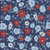 Windham Fabrics Front Porch Allison Harris Vining Blooms Navy Blue