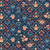 Windham Fabrics Tapestry Clare Therese Gray Indigo Blu Botanica