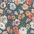 Windham Fabrics Bloomfield Kelly Ventura Navy Blue Ranunculus