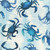 Windham Fabrics Ocean Life Leslie Trimbach for Whistler Studios Mist Blue Blue Crabs