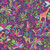 Andover Fabrics Tropica Exotic Jungle by Makower UK Wildlife Pink