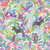 Andover Fabrics Tropica Exotic Jungle by Makower UK Wildlife White