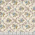 Andover Fabrics Ayla by Max & Louise Lattice Flowers Azure Blue Cream