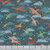 Andover Fabrics Prehistoric Dinosaurs by Makower UK Soar Dark Blue