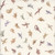 Andover Fabrics Prehistoric Dinosaurs by Makower UK Pals Cream