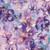 Hoffman Fabrics Flourish Butterfly over Marble Violet Purple, a fabric with a watercolor-style butterfly pattern in shades of purple, lavender, pink, and gold accents.