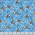Henry Glass Fabrics Faith In Full Color Turquoise Blue Multi Tossed Chalice