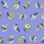 FreeSpirit Fabrics Floral Reef by Tula Pink Lil Shelly Marine Blue