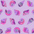 FreeSpirit Fabrics Floral Reef by Tula Pink Lil Shelly Ultraviolet Purple