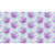 FreeSpirit Fabrics Floral Reef by Tula Pink Shadow Sharks Ultraviolet Purple, detailed floral pattern with vibrant purple flowers and green leaves on a pastel background.