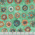 Quilting Treasures Fabrics Born to Run by Dan Morris Teal Blue Tile Mandalas