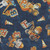 Quilting Treasures Fabrics Build It by Dan Morris Creative Blue Construction Animals ABC