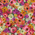 Quilting Treasures Fabrics Fluttering Petals by Andrea Lavery Pink Fuchsia Packed Flower Blooms