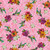 Quilting Treasures Fabrics Fluttering Petals by Andrea Lavery Pink Hummingirds Flowers