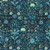 Quilting Treasures Fabrics Folklore by Dan Morris Sapphire Blue William Morris Floral