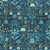 Quilting Treasures Fabrics Folklore by Dan Morris Sapphire Blue William Morris Floral