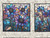 Quilting Treasures Fabrics Mosaic Blooms by Dan Morris Grey Purple Stained Glass Floral Patches