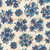 Quilting Treasures Fabrics Mosaic Blooms by Dan Morris Cream Blue Purple Flowers