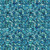 Quilting Treasures Fabrics Mosaic Blooms by Dan Morris Turquoise Blue Mosaic Stained Glass